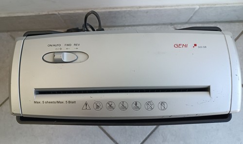 Genie 500 aktenvernichter - genie, sb